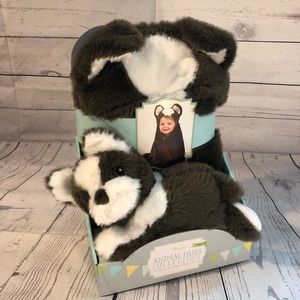 Hooded Dog Blanket with Plush